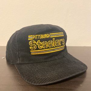 Vintage NFL Pittsburgh Steelers Corduroy SnapBack